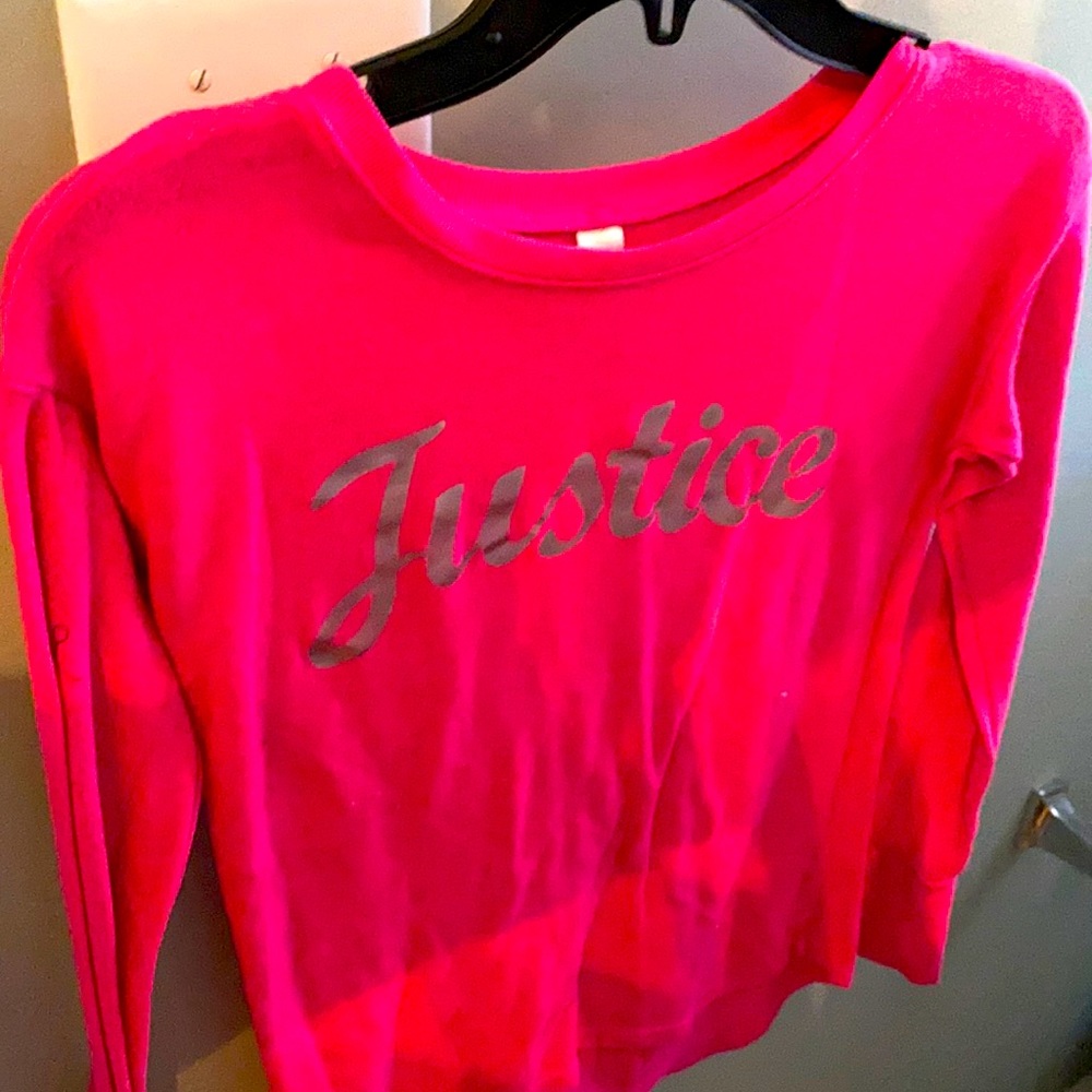 Long sleeve Justice shirt